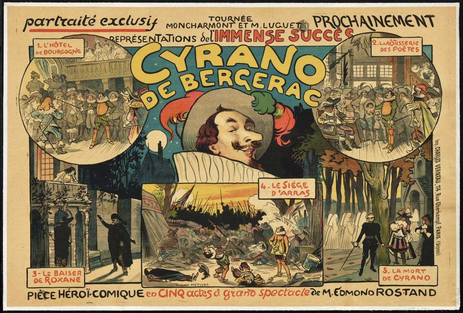 Pièce de la 8e classe - "Cyrano de Bergerac" - École de Verrières-le-B