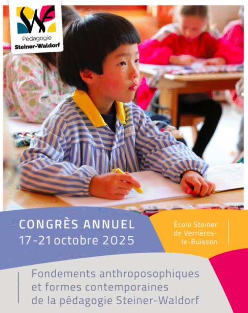 Inscription au congrès de la Fédération 2025 à l&rsquo;école Rudolf Steiner de Verrières le Buisson