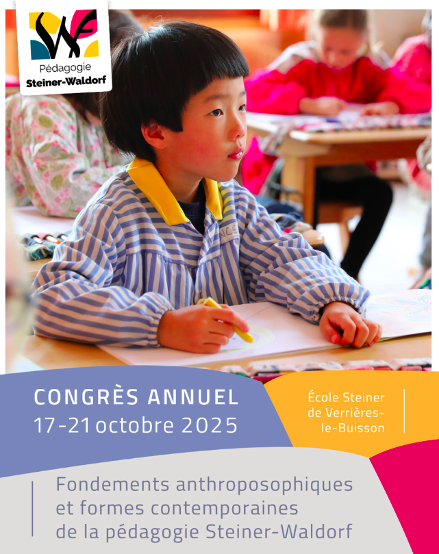 Inscription au congrès de la Fédération 2025 à l'école Rudolf Steiner de Verrières le Buisson